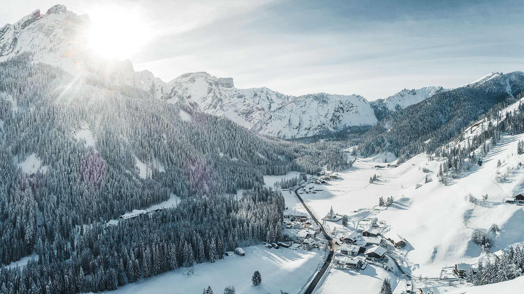 Das Pragsertal im Winter